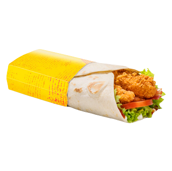 The BBQ Bacon Chicken crispy wrap price 